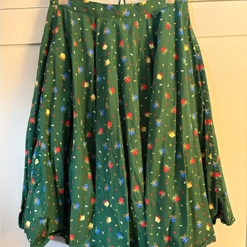 Magnolia Place Holiday Swing Skirt